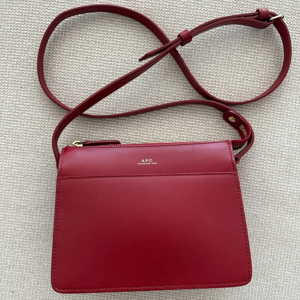 A.P.C. Ella Mini Leather Shoulder Bag